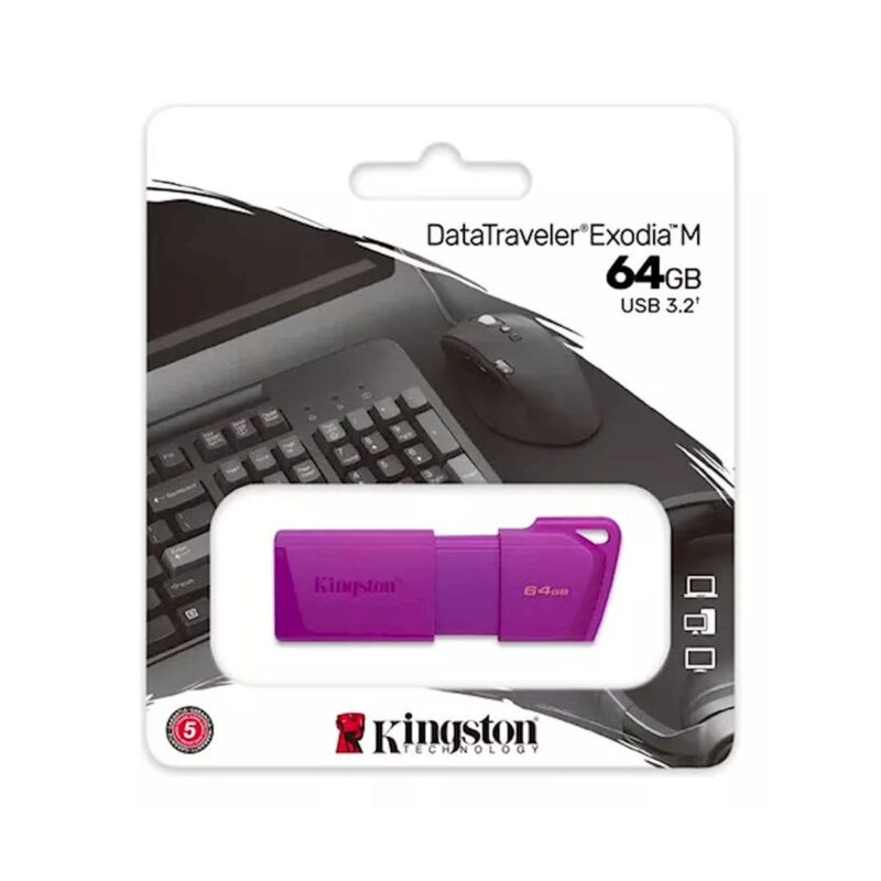 Memoria Flash USB Kingston de 64gb