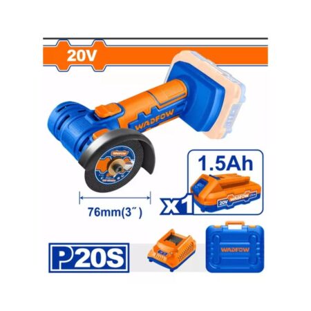 Mini Amoladora 3 PuLG Wadfow Wlap571 Batería Y Cargador: imagen 2