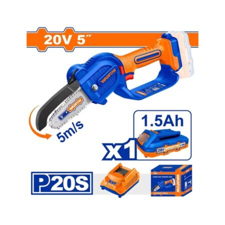 Mini Motosierra A Bateria 5 20v P20s 1 Bat - Wclp552 Wadfow: imagen 2