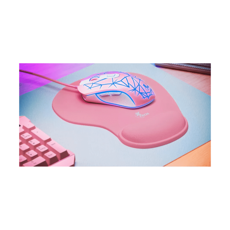 Mouse Pad Xtech Xta-530 Tela Y Gel 23 X 18 X 0,3cm Rosa