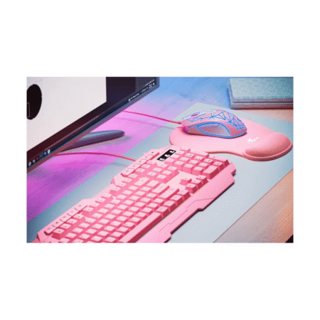 Mouse Pad Xtech Xta-530 Tela Y Gel 23 X 18 X 0,3cm Rosa: imagen 3