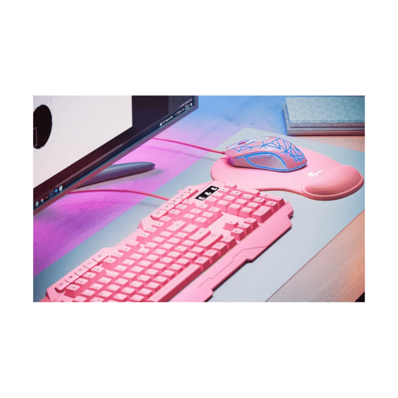 Mouse Pad Xtech Xta-530 Tela Y Gel 23 X 18 X 0,3cm Rosa