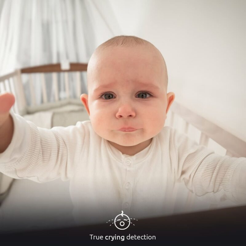 Monitor inteligente Wi-Fi® para bebé con Luz Micrófono Musical