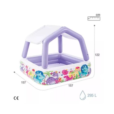 Piscina Inflable Con Toldo Desmontable Intex Diversión: imagen 3