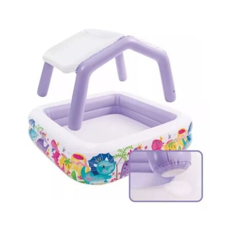 Piscina Inflable Con Toldo Desmontable Intex Diversión