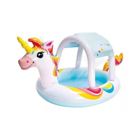 Piscina Unicornio Con Toldo Intex