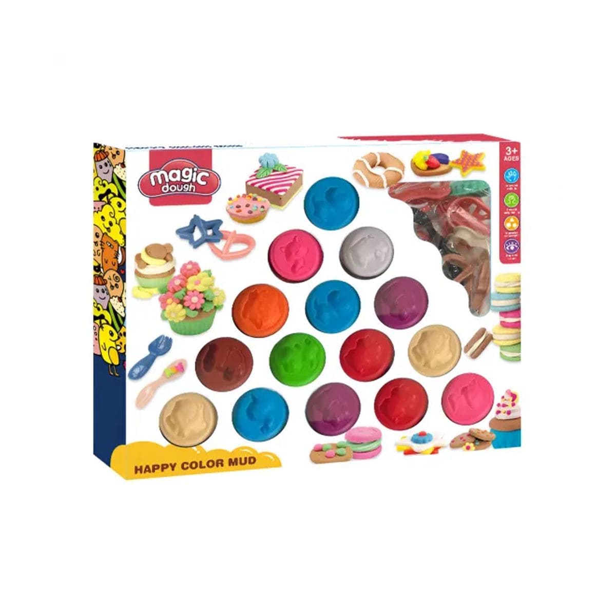 Plastilina 15 unidades y accesorios: imagen 1