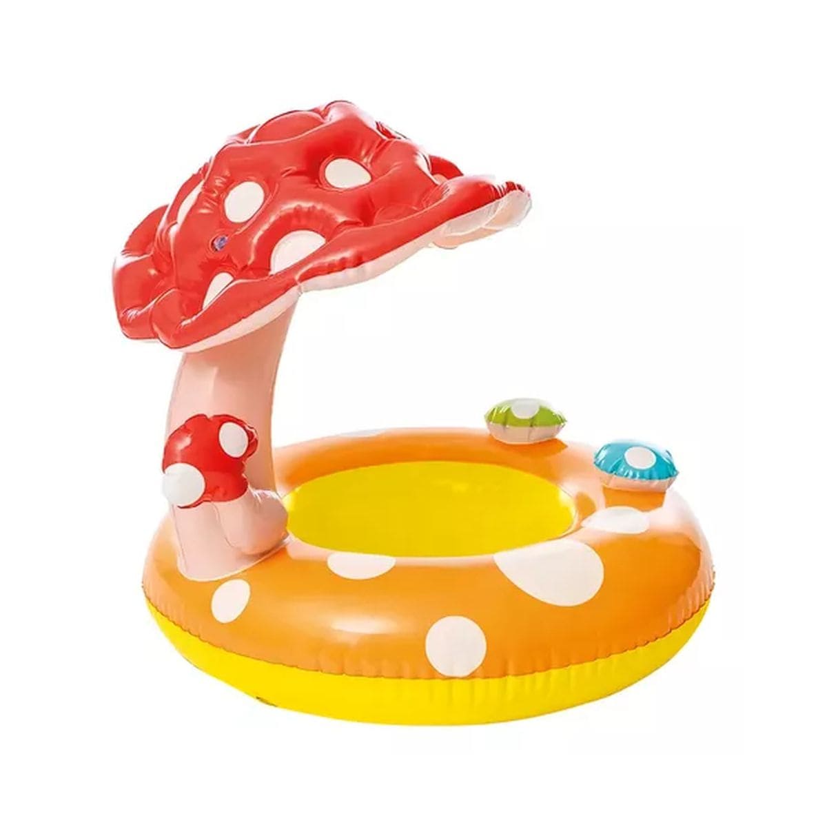 Salvavidas Andadera Con Techo Para Bebé De Hongo 1 A 2 Años Color Naranja: imagen 2