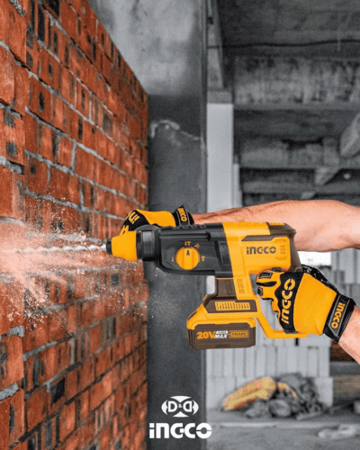 Rotomartillo a Batería 4 Funciones + accesorios