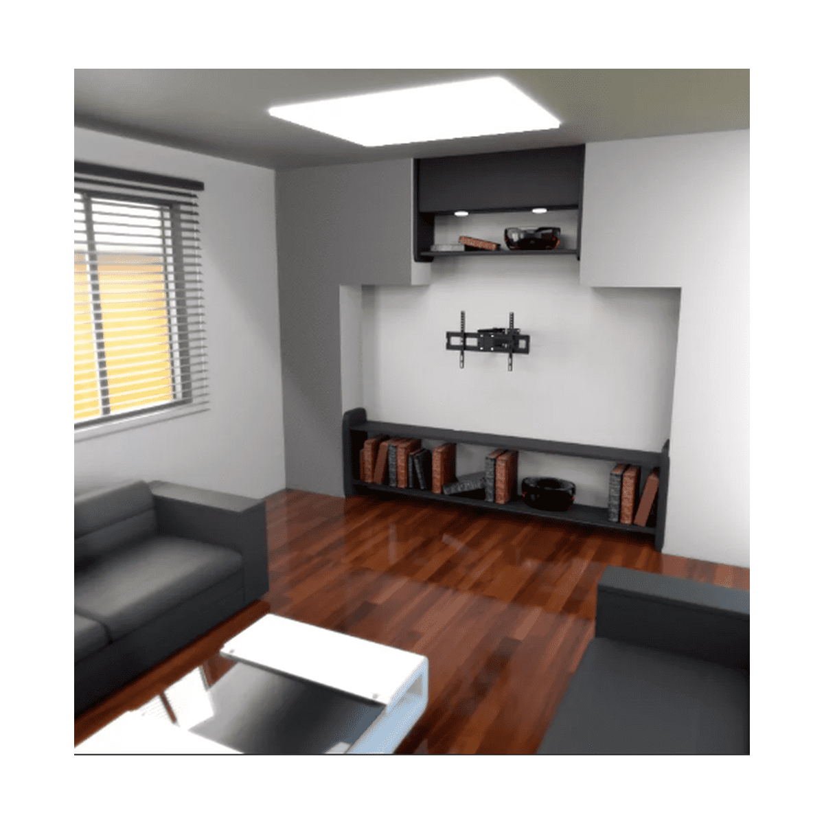 Soporte Klip Xtreme KPM-935 de pared para TV/Monitor de 32" a 65" negro: imagen 5