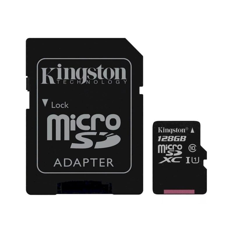 Tarjeta de Memoria Kingston SDCS con Adaptador SD 128gb