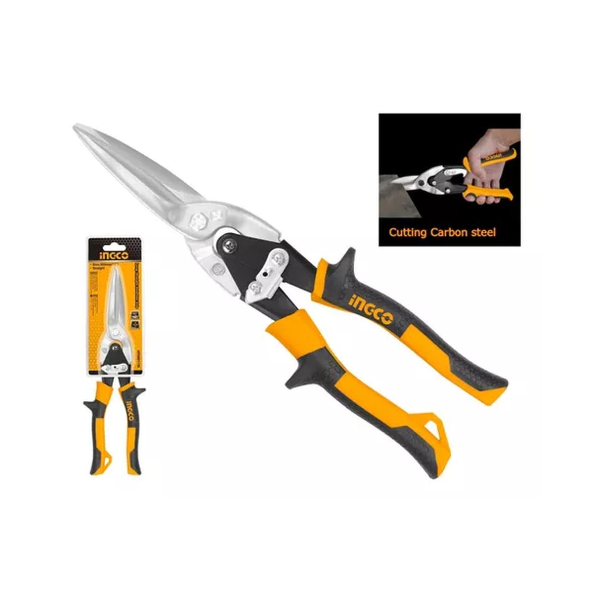 Tijera Para Cortar Chapa Larga 12 Pulgadas Ingco Htsn0112s: imagen 3