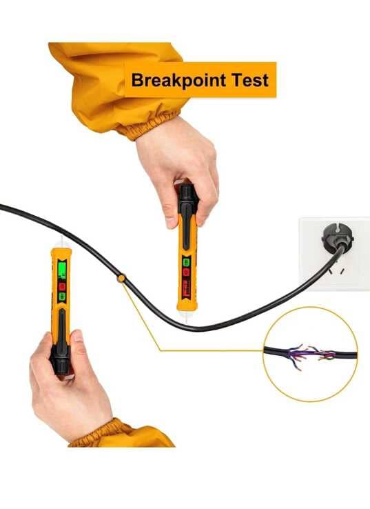 Detector de Voltaje ac 12v-1000v Ingco