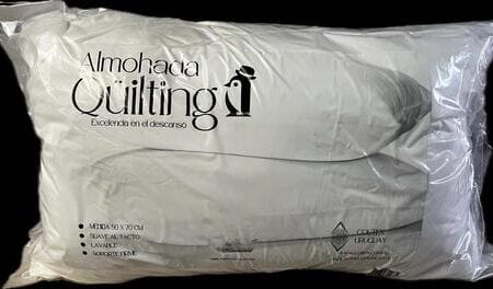 Almohada Quilting Antialérgica Especial Ind Uruguaya Lavable