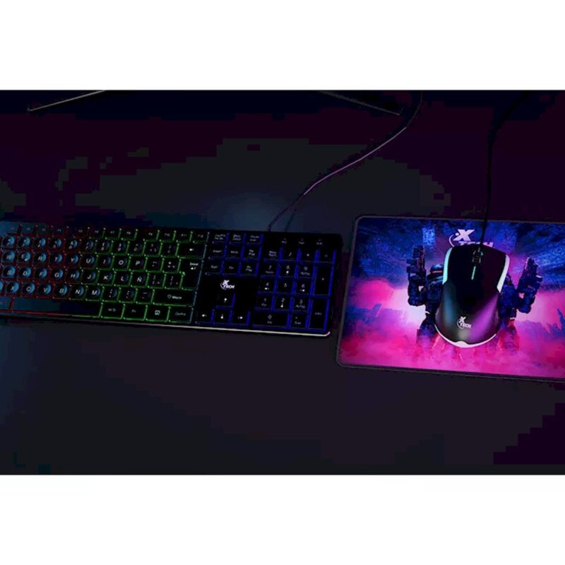 Kit Gamer Xtech Teclado Multimedia, Mouse y Mouse Pad