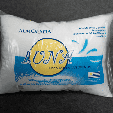 Almohada Antialérgica Especial Ind Uruguaya Lavable Sommier Luna