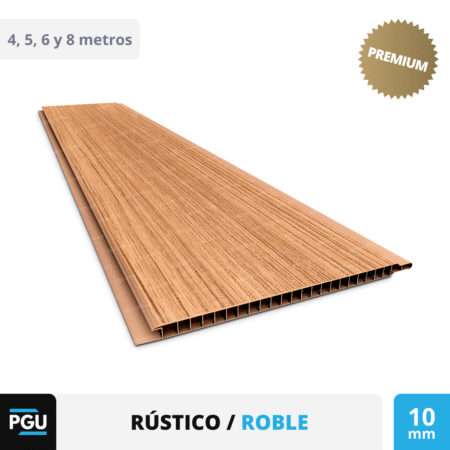 Cielorraso de PVC Rústico – Plasbil 20cm x 10mm: imagen 2