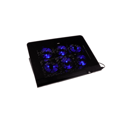 Base con 6 ventiladores para laptops de videojuegos