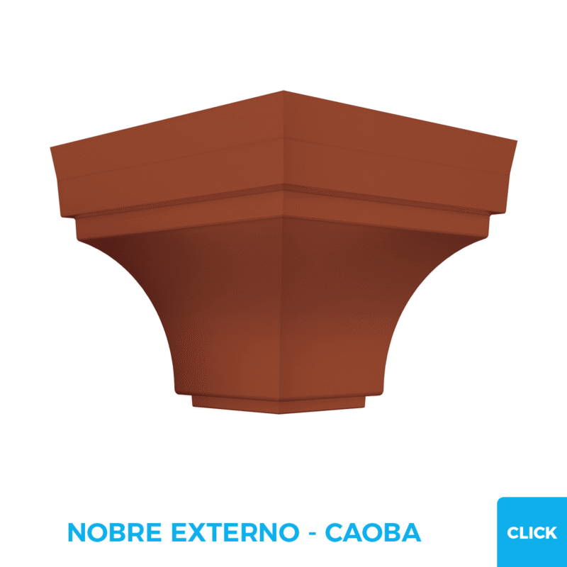 Esquinero Media Caña Externo Click - PVC Plasbil