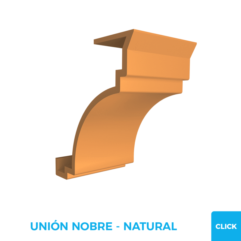 Unión Media Caña Click - PVC Plasbil