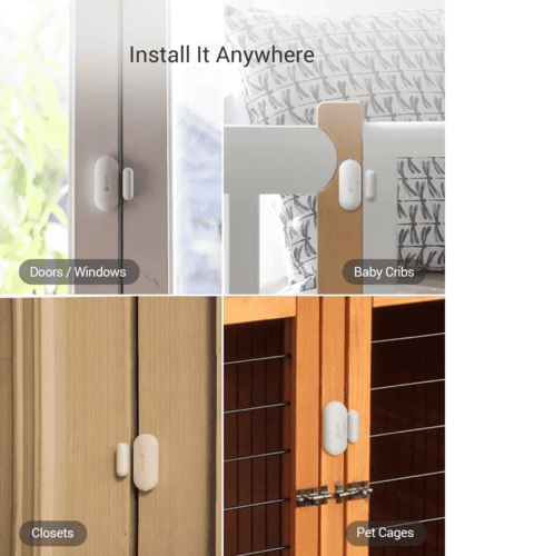 Cs-t2c Sensor Magnetico Inalambrico Para Puertas Y Ventanas