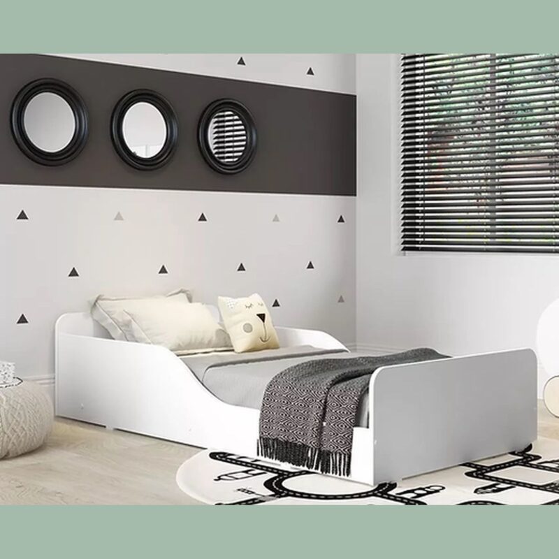 Mini Cama Space Color Blanco Satinado