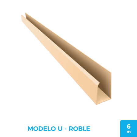 Perfiles de PVC - Modelo U 6m: imagen 2