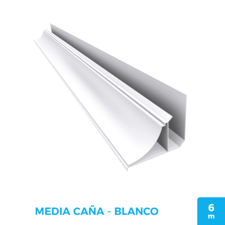 Perfiles de PVC - Moldura Media Caña