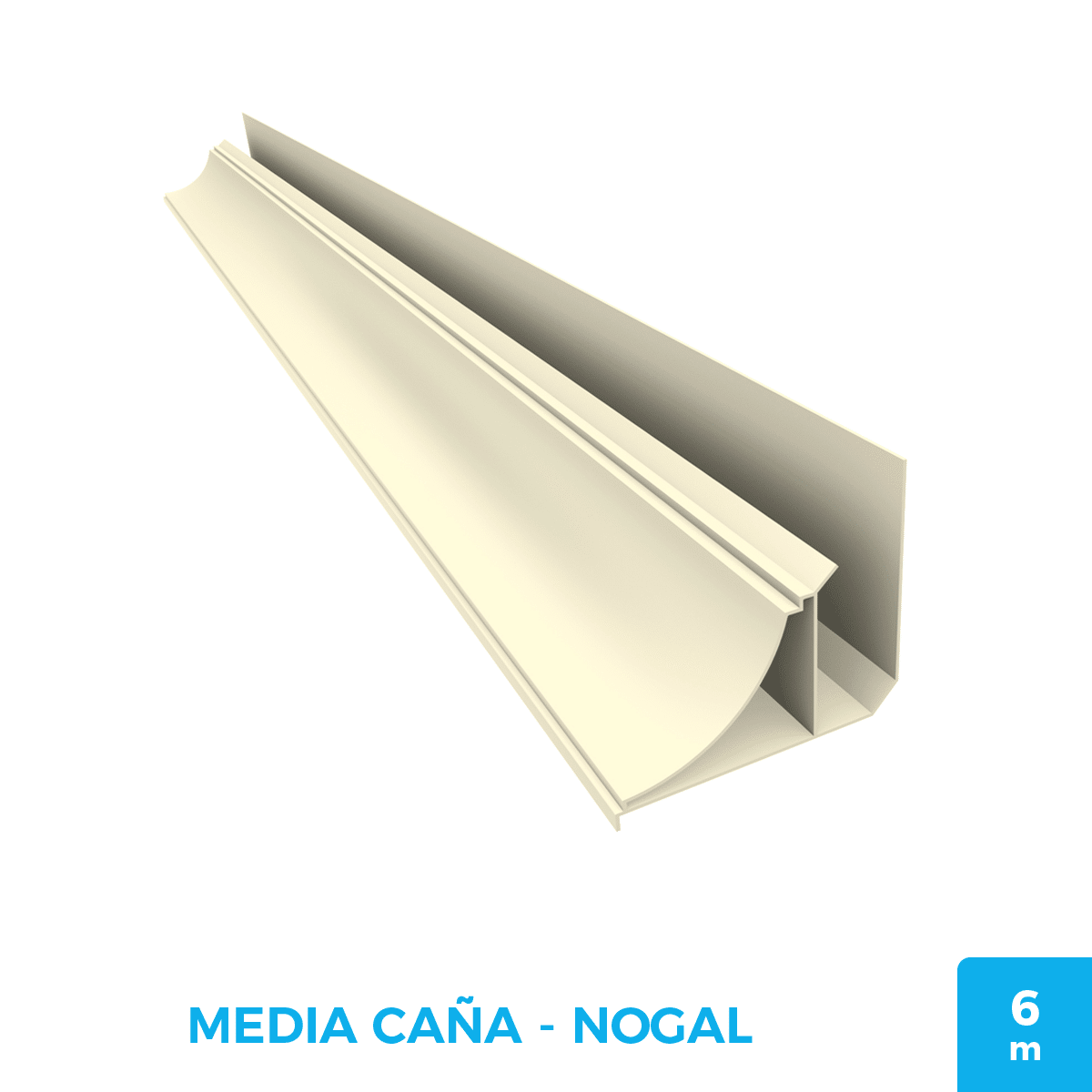 Perfiles de PVC - Moldura Media Caña: imagen 3