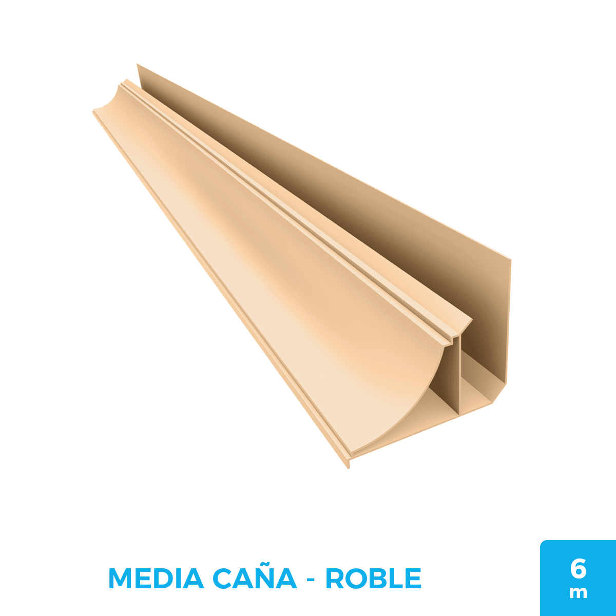 Perfiles de PVC - Moldura Media Caña: imagen 2