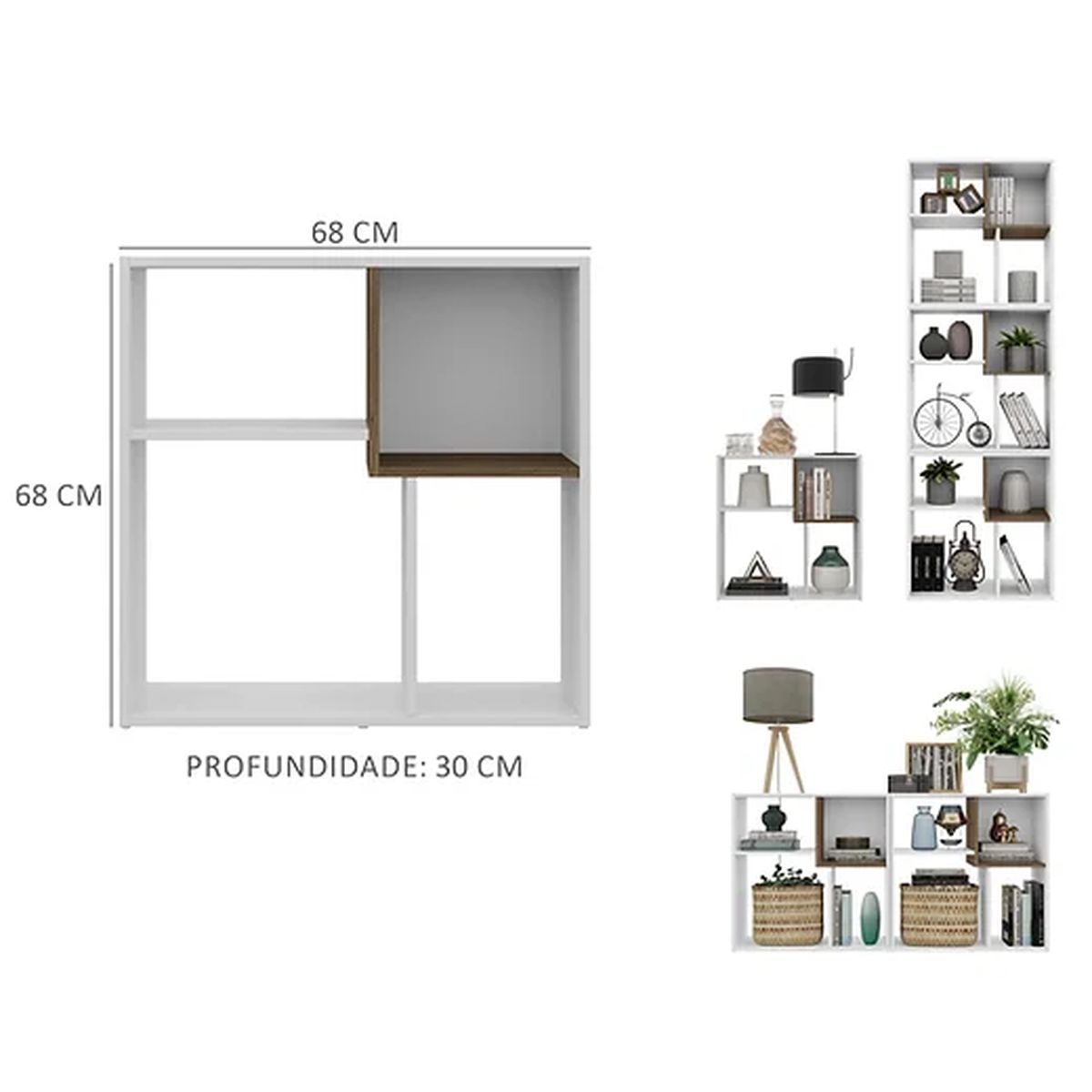 Organizador Multifunción Easy Color Blanco: imagen 3