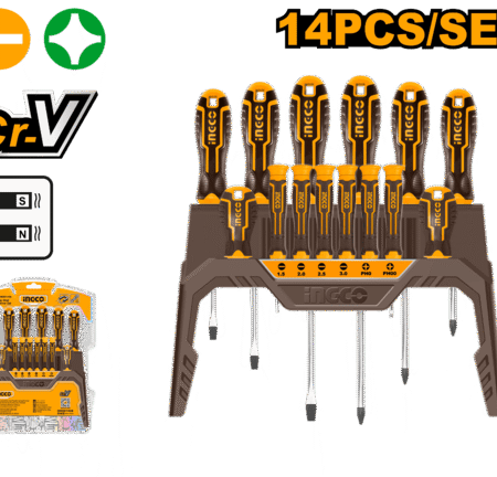 Juego 14 Destornilladores Ingco HKSD1428