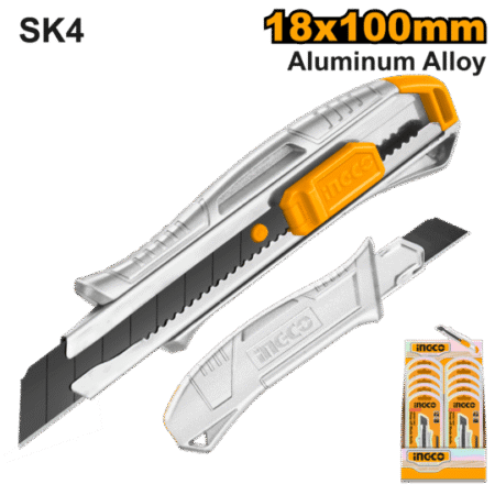 Trincheta 18mm Cuerpo Aluminio HKNS11807