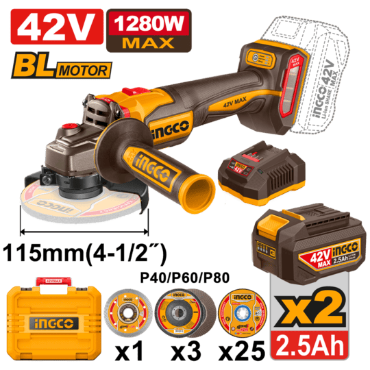 Amoladora a Batería 42v CAGLI4128112