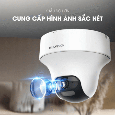 Camara Hik 2MP Indoor Wi-Fi Fixed PT Turret Network Camera DS-2CV1F23G2-LIDWF(B)