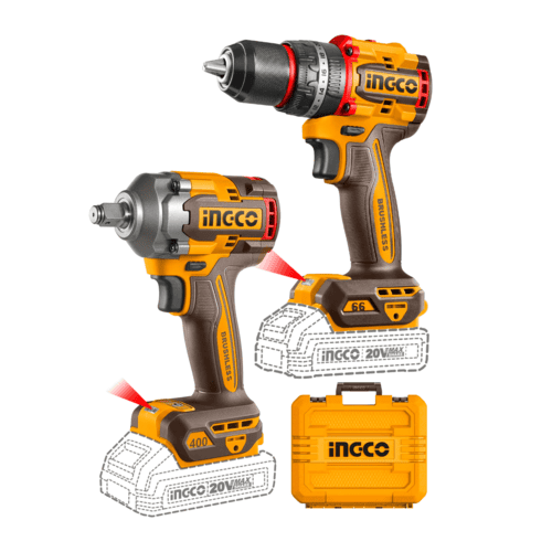 Kit Combo 96nm + Llave 850nm + Accesorios Ingco Cosli250586 - Amarillo