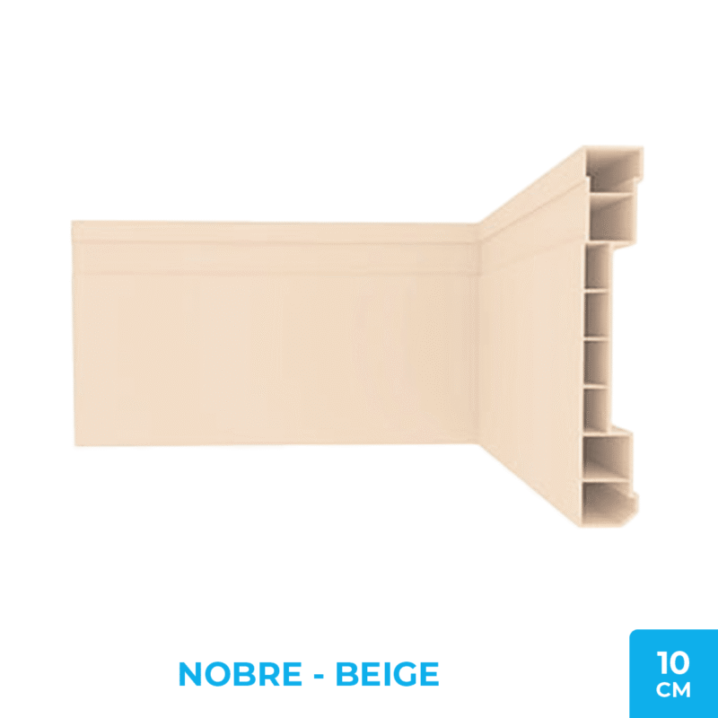 Zócalo Nobre 10cm - PVC Plasbil Blanco