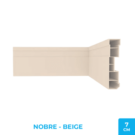 Zócalo Nobre 10cm - PVC Plasbil Beige